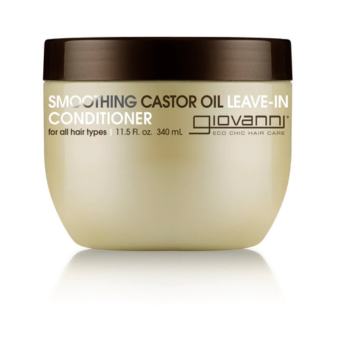 Smoothing Castor Oil Leave In Conditioner 340ml-GIOVANNI-Matakana Pharmacy